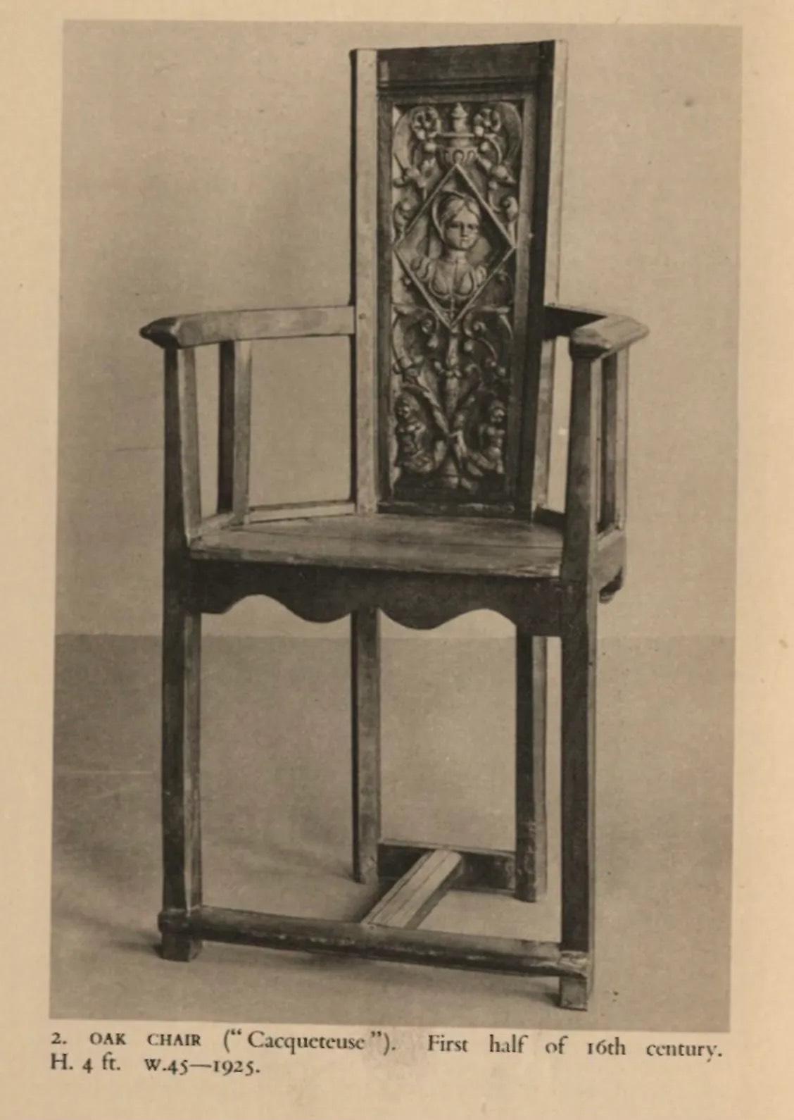 English chair illustration